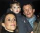 La princesse Marie, le prince Joachim et le petit prince Henrik le 1er décembre 2011 au château de Schackenborg au Danemark pour allumer les illuminations de Noël