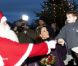 Première rencontre avec le Père Noël pour e petit prince Henrik le 1er décembre 2011 au château de Schackenborg au Danemark pour allumer les illuminations de Noël