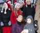 La princesse Marie et le petit prince Henrik le 1er décembre 2011 au château de Schackenborg au Danemark pour allumer les illuminations de Noël