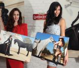 Paz Vega présente le calendrier de la marque Lambertz pour lequel elle pose, à Berlin le 2 décembre 2011