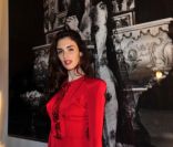 Paz Vega lors de la présentation du calendrier de la marque Lambertz pour lequel elle pose, à Berlin le 2 décembre 2011