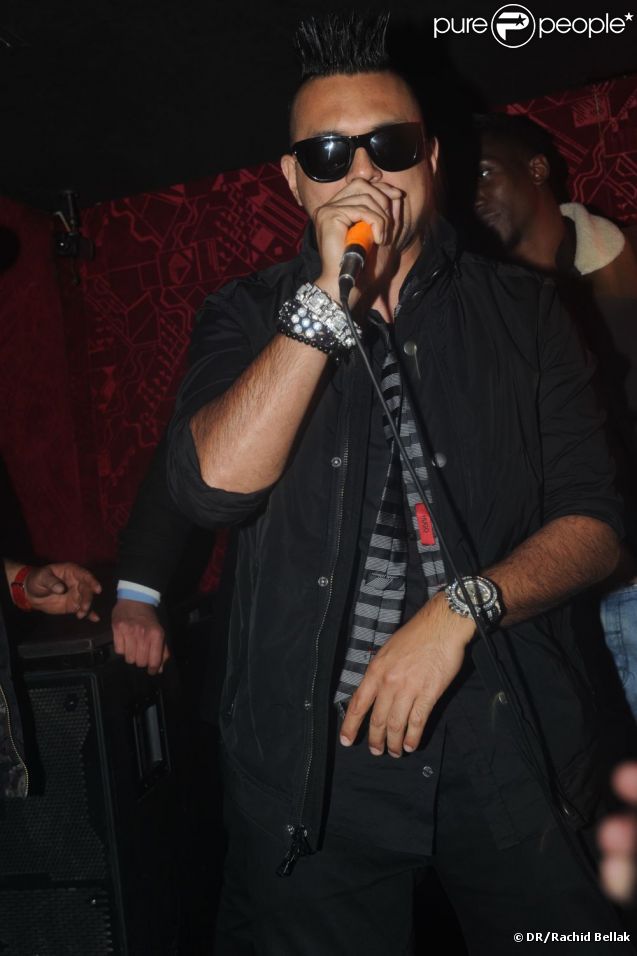Sean Paul et tous ses bijoux, en showcase au Milliardaire le 6 décembre 2011 à Paris