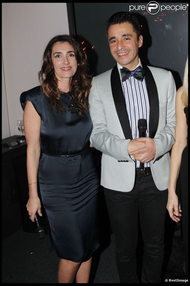 Mademoiselle Agnès et Ariel Wizman lors du dîner de charité organisé à l'espace Pierre Cardin à Paris le 10 décembre 2011