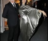 Jean-Paul Gaultier et Blanca Li lors du dîner de charité organisé à l'espace Pierre Cardin à Paris le 10 décembre 2011