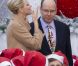 La princesse Charlene de Monaco et Albert de Monaco ont donné le sourire  aux enfants pour le Noël de Monaco organisé le 14 décembre 2011