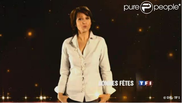 Carole Rousseau, animatrice de TF1, souhaite un joyeux Noël aux Français