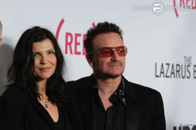 Bono et sa femme Ali Hewon à New York, le 6 mai 2010. 
