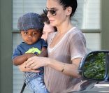Sandra Bullock et son fils Louis en Octobre 2011
