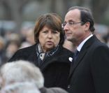 François Hollande et Ségolène Royal à Cluny, le 26 novembre 2011.