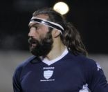 Sébastien Chabal le 25 novembre 2011 à Colombes<br />