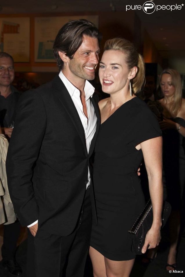 Kate Winslet et son ex Louis Dowler à Madrid, le 20 septembre 2010. 