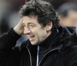 Le chanteur Patrick Bruel au Parc des Princes pour le match PSG/Toulouse, le 14 janvier 2012.
