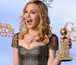 Madonna, meilleure chanson originale pour WE aux Golden Globes à Los Angeles, le 15 janvier 2012.