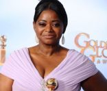 Octavia Spencer, meilleur actrice pour La Couleur des sentiments aux Golden Globes à Los Angeles, le 15 janvier 2012.