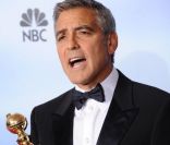 George Clooney aux Golden Globes à Los Angeles, le 15 janvier 2012.