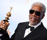 Morgan Freeman aux Golden Globes à Los Angeles, le 15 janvier 2012.