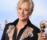 Meryl Streep, meilleure actrice pour La Dame de Fer aux Golden Globes à Los Angeles, le 15 janvier 2012.