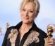 Meryl Streep, meilleure actrice pour La Dame de Fer aux Golden Globes à Los Angeles, le 15 janvier 2012.