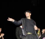 JoeyStarr lors de la soirée d'avant-première du film L'amour dure trois ans à Paris le 7 janvier 2012
