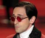 Adrian Brody à Milan, le 15 janvier 2012.