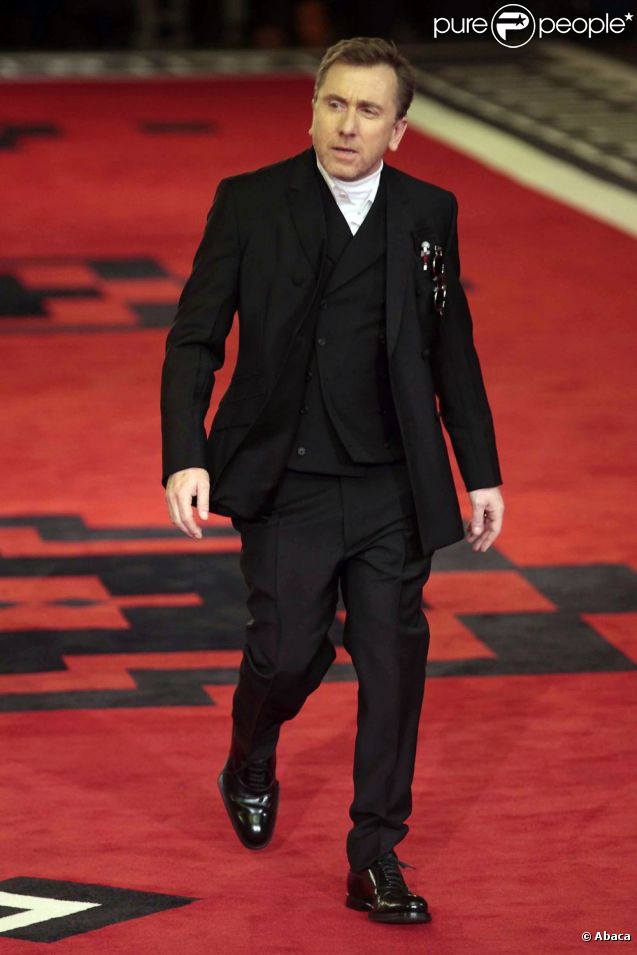 La star de  Lie To Me  Tim Roth a également défilé pour Prada au cours de la fashion week de Milan, le 15 janvier 2012.