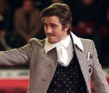 L'acteur Garrett Hedlund sur le podium de Prada à Milan, le 15 janvier 2012.
