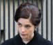 Ashley Greene sur le tournage de la série Pan Am à New York, le 16 janvier 2012
