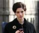 Ashley Greene sur le tournage de la série Pan Am à New York, le 16 janvier 2012