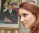 Delphine Wespiser : une vraie reine de beauté le jeudi 12 janvier 2012 en visite dans le prestigieux Morocco Mall de Casablanca au Maroc