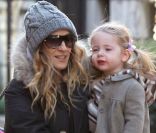 Sarah Jessica Parker et sa fille à New York, le 20 janvier 2012.