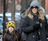 Sarah Jessica Parker et son James Wilkie à New York, le 20 janvier 2012.