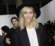 Le mannequin Anja Rubik assiste au défilé Dior Homme à Paris, le 21 janvier 2012.