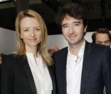 Delphine et Antoine Arnault au défilé Dior Homme automne-hiver 2012/2013 à Paris, le 21 janvier 2012.