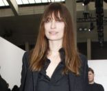 Caroline de Maigret au défilé Dior Homme automne-hiver 2012/2013 à Paris, le 21 janvier 2012.