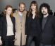 Audrey Marnay, Arnaud Lemaire, Caroline de Maigret et Yarol Poupaud au défilé Dior Homme automne-hiver 2012/2013 à Paris, le 21 janvier 2012.