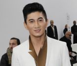 L'acteur Nicholas Wu au défilé Dior Homme automne-hiver 2012/2013 à Paris, le 21 janvier 2012.