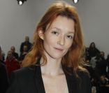 Audrey Marnay au défilé Dior Homme à Paris, le 21 janvier 2012.