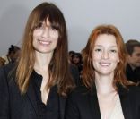 Caroline de Maigret et Audrey Marnay au défilé Dior Homme à Paris, le 21 janvier 2012.