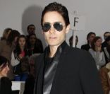 Jared Leto, présent au défilé Dior Homme à Paris, le 21 janvier 2012.