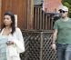 Eva Longoria au naturel dans les rues de Los Angeles en compagnie de son homme Eduardo Cruz. Janvier 2012