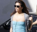 Eva Longoria dans les rues de Los Angeles. Janvier 2012