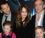 Kevin Parent, Vanessa Paradis, Jean-Marc Vallée, Alice Dubois et Marin Gerrier à l'avant-première de Café de Flore, à Paris le 23 janvier 2012.