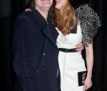 Julie Depardieu et Philippe Katerine lors du défilé Etam lingerie à Paris le 23 janvier 2012