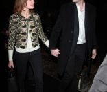 Natalia Vodianova et Antoine Arnault officialisent leur amour lors du défilé Etam lingerie à Paris le 23 janvier 2012