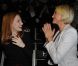 Jessica Chastain et Cameron Diaz en grande discussion au défilé Armani Privé le 24 janvier à Paris
