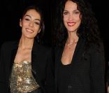 Sofia Essaïdi et Linda Hardy lors du défilé Zuhair Murad Haute Couture à Paris le 24 janvier 2012