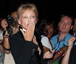 Arielle Dombasle à Paris, le 1er octobre 2011.