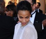 Zoe Saldana à Los Angeles, le 29 janvier 2012.