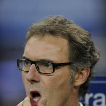 Laurent Blanc le 11 octobre 2011 à Saint-Denis