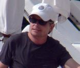 Michael J. Fox au bord d'une piscine à Saint-Barthélemy, le 4 février 2012.